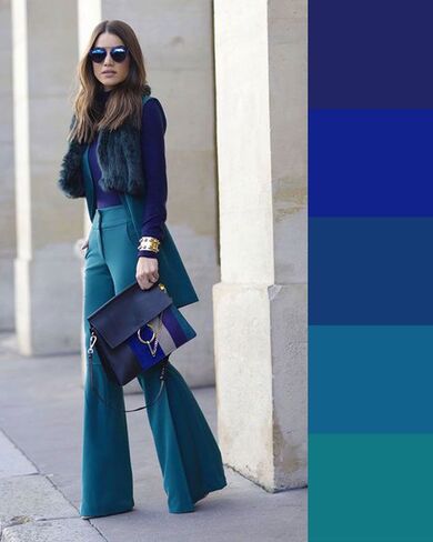 come abbinare i colori simili nell'abbigliamento come abbinare i colori simili blu